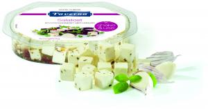 TAVERNA Soft Salad Cheese 45+, in a herb oil with garlic, 12x100g